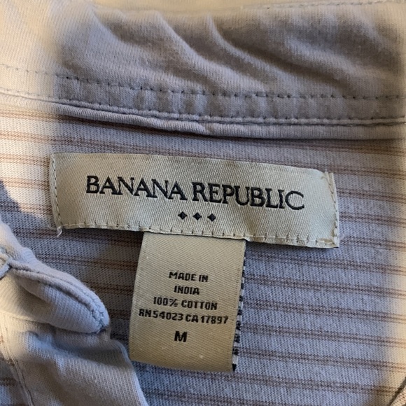 BR Polo gray stripe men medium - Picture 2 of 2